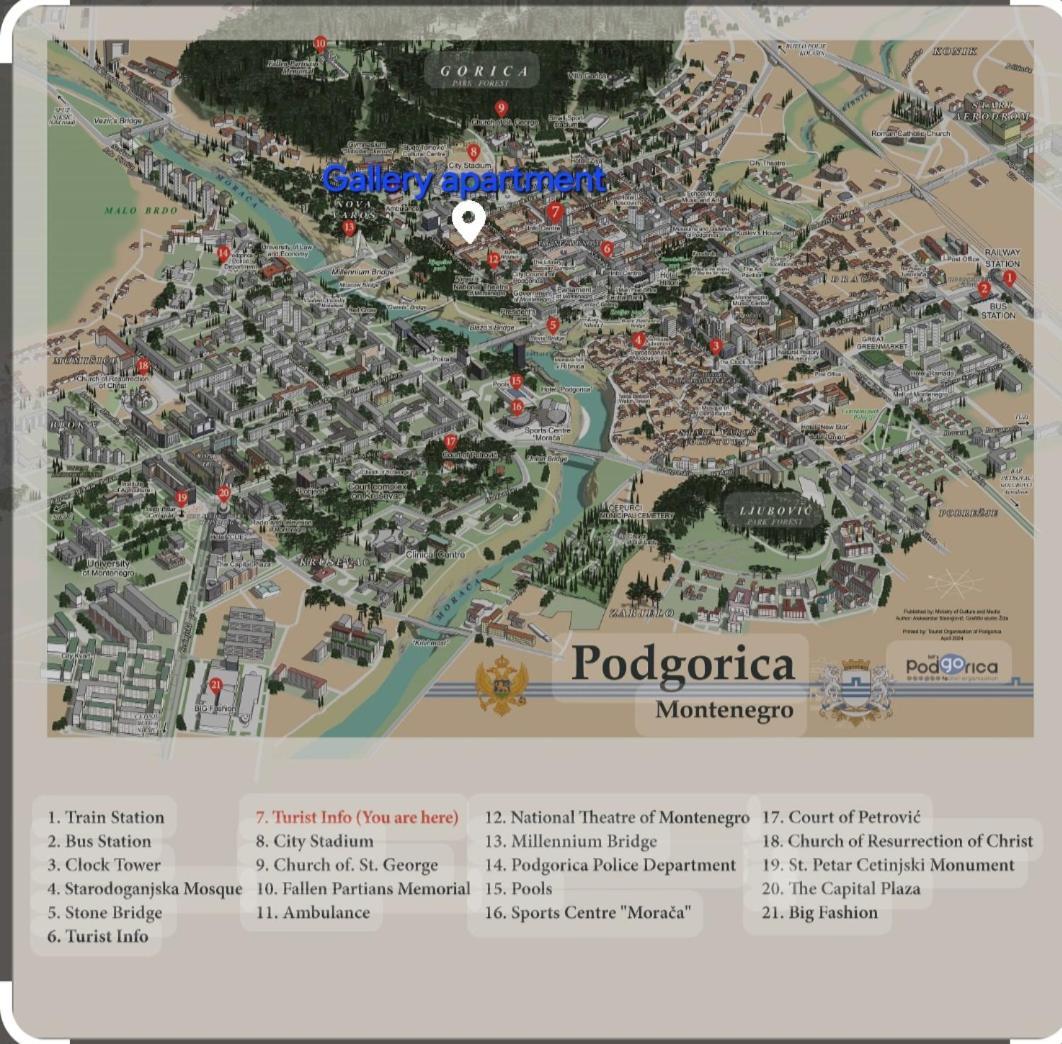 Gallery Apartment Podgoriçe Dış mekan fotoğraf